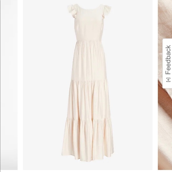 Tiered Ruffle Cutout Back Maxi Dress - Picture 5 of 13